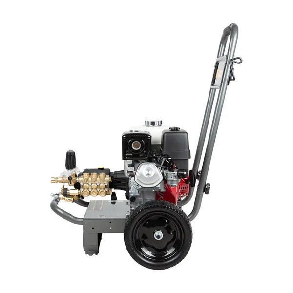 BE B329HGS 3200psi 4.0gpm Honda Direct Drive Gas Pressure Washer Steel  Frame General Pump