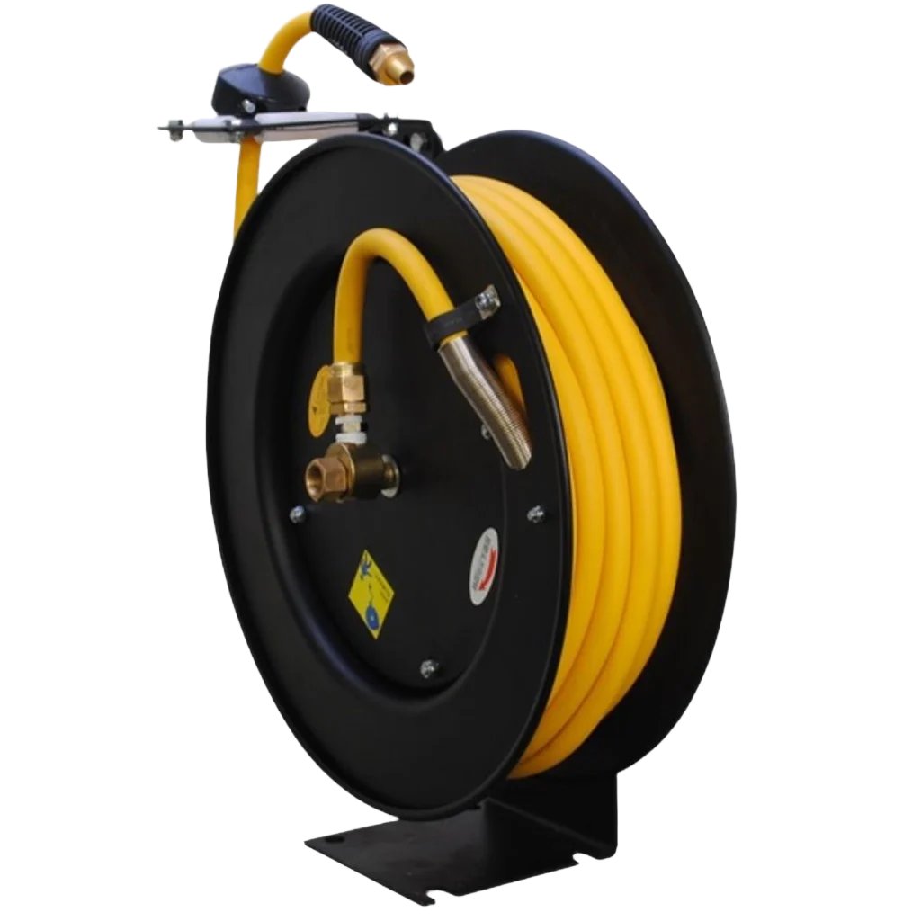 XStream 50ft Retractable Air Hose Reel with Hi-Flex Hose