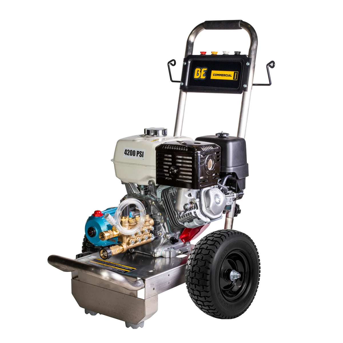 BE 4200psi 4.2gpm Honda GX390 Portable Direct Drive Pressure Washer With Internal Unloader