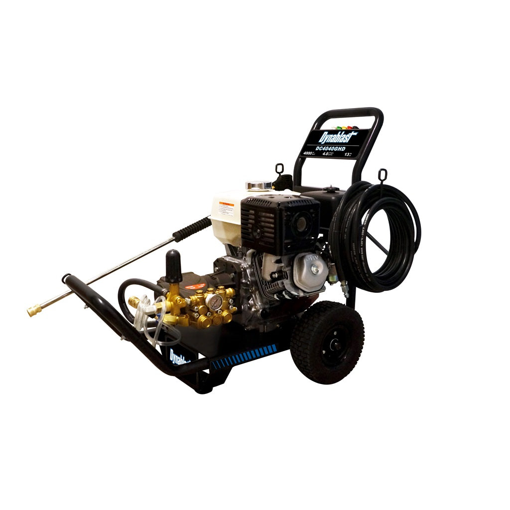 Dynablast 4000psi 4.0gpm Direct Drive Gas Pressure Washer with Industrial Interpump DC4040GHD