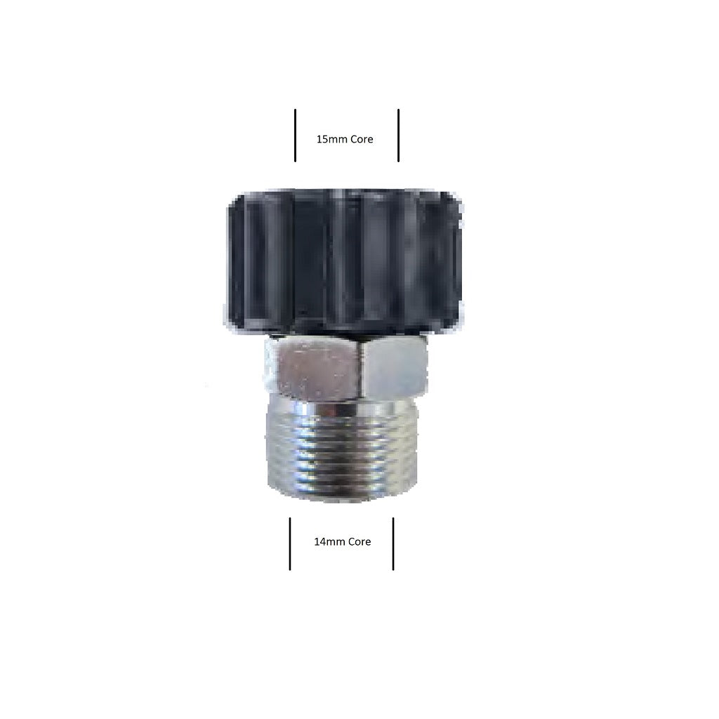 EVEAGE Pressure Washer Swivel, M22 14mm Swivel Joint, Stainless Steel, 5000  PSI - EVEAGE