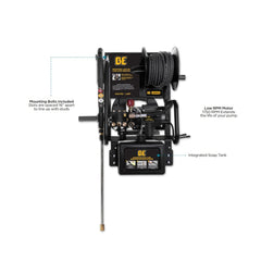 BE 110Volt (15amp) 1500psi Heavy Duty Residential Wall Mount Electric  Pressure Washer P1515EPNW